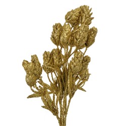 Clayre & Eef Fiore artificiale 35 cm Color oro Plastica