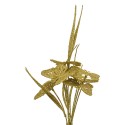 Clayre & Eef Fiore artificiale 32 cm Color oro Plastica Farfalle