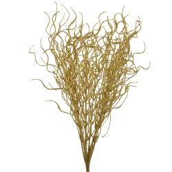 Clayre & Eef Kunstpflanze 48 cm Goldfarbig Kunststoff