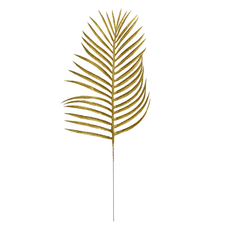 Clayre & Eef Artificial Plant 21x2x51 cm Gold colored Plastic