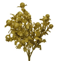 Clayre & Eef Fiore artificiale 35 cm Color oro Plastica