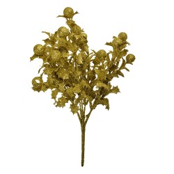 Clayre & Eef Fiore artificiale 35 cm Color oro Plastica