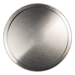 Clayre & Eef Tray Ø 32x2 cm Yellow Metal Round Flowers