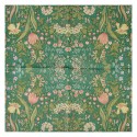Clayre & Eef Napkins Paper Set of 20 33x33 cm Green Flowers
