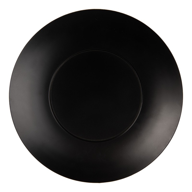 Clayre & Eef Charger Plate Ø 33 cm Gold colored Plastic Round
