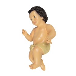 Clayre & Eef Statuetta decorativa Gesù 20x15x37 cm Beige Plastica