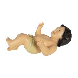 Clayre & Eef Statuetta decorativa Gesù 17x12x30 cm Beige Plastica