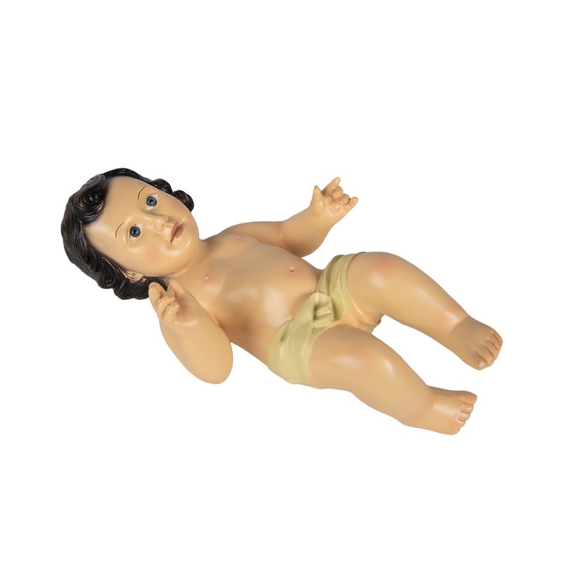 Clayre & Eef Figurine décorative Jésus 17x12x30 cm Beige Plastique