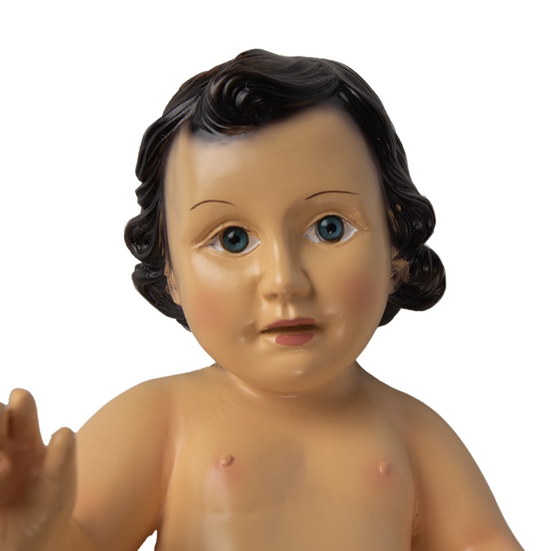 Clayre & Eef Figurine décorative Jésus 17x12x30 cm Beige Plastique
