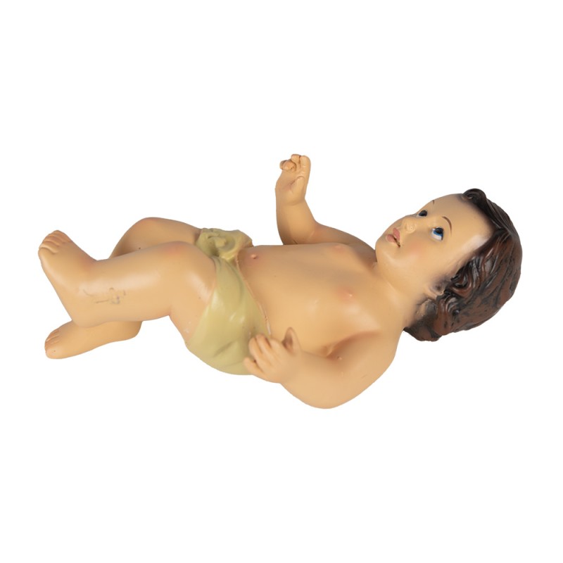 Clayre & Eef Statuetta decorativa Gesù 11x8x20 cm Beige Plastica