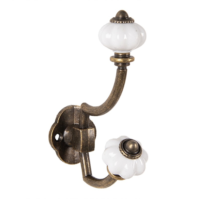 Clayre & Eef Gancio da parete 4x9x13 cm Marrone Metallo