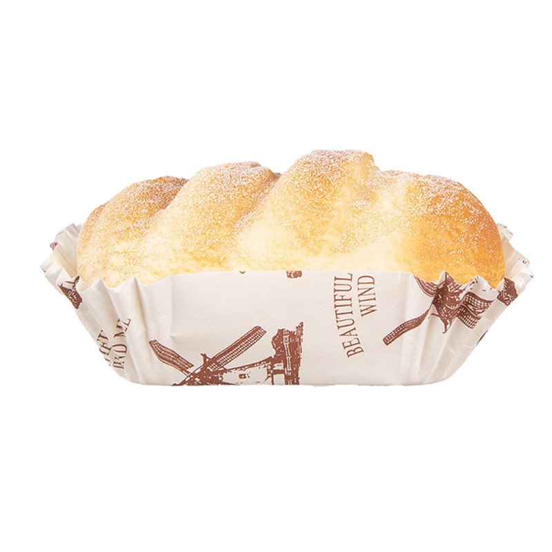 Clayre & Eef Decorazione Biscotto 10x5x5 cm Marrone Plastica