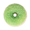 Clayre & Eef Decoration Donut Ø 6x2 cm Green Plastic