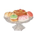 Clayre & Eef Decoration Donut Ø 6x2 cm Green Plastic