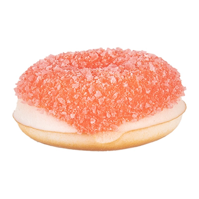 Clayre & Eef Dekoration Donut Ø 6x2 cm Rot Kunststoff