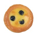 Clayre & Eef Decoration Cookie Ø 8x4 cm Brown Yellow Plastic