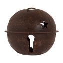 Clayre & Eef Ornement de Noël Sonnettes Ø 5x4 cm Marron Métal