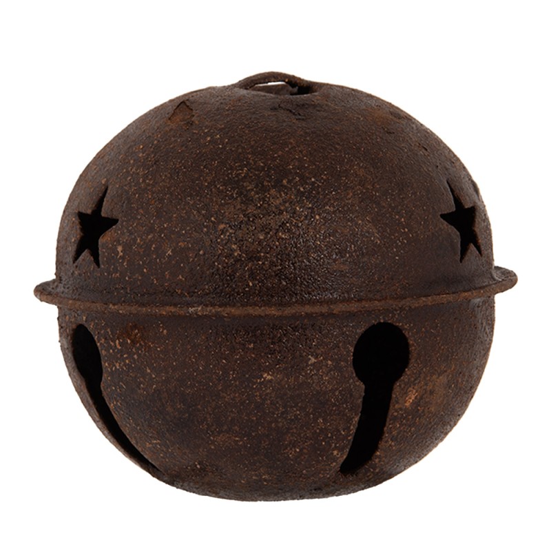 Clayre & Eef Ornement de Noël Sonnettes Ø 5x4 cm Marron Métal