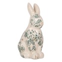 Clayre & Eef Decoratie Beeld Konijn 16x12x28 cm Beige Keramiek