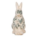 Clayre & Eef Dekorationsfigur Kaninchen 13x10x21 cm Beige Keramik