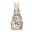 Clayre & Eef Dekorationsfigur Kaninchen 13x10x21 cm Beige Keramik