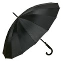 Clayre & Eef Adult Umbrella Ø 100x80 cm Black Plastic