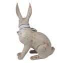 Clayre & Eef Statuetta Coniglio 20x11x28 cm Beige Verde Poliresina