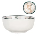 Clayre & Eef Bowl 125 ml Beige Brown Ceramic Deer