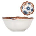Clayre & Eef Bowl 100 ml White Brown Ceramic