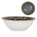 Clayre & Eef Bol 350 ml Blanc Noir Céramique