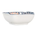 Clayre & Eef Bowl 75 ml White Blue Ceramic