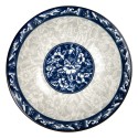 Clayre & Eef Bol Ø 21x5 cm Blanc Bleu Céramique