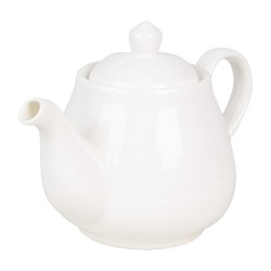 Clayre & Eef Teapot 800 ml White Ceramic