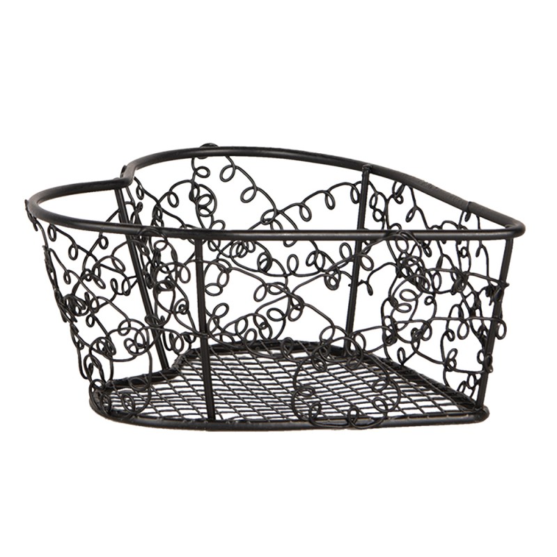 Clayre & Eef Aufbewahrungsbox 2er Set 16x16x5 / 12x12x5 cm Braun Metall
