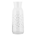 Clayre & Eef Karaf 1000 ml Transparant Glas Hartjes
