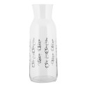 Clayre & Eef Karaf 1000 ml Transparant Glas Konijnen