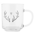 Clayre & Eef Tazza da tè 200 ml Trasparente Vetro Corno