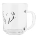 Clayre & Eef Tazza da tè 200 ml Trasparente Vetro Corno