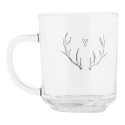 Clayre & Eef Tazza da tè 200 ml Trasparente Vetro Corno