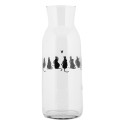 Clayre & Eef Karaf 1000 ml Transparant Glas Katten