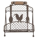 Clayre & Eef Kockbuchständer 23x21x31 cm Braun Metall
