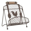 Clayre & Eef Kockbuchständer 23x21x31 cm Braun Metall