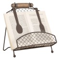 Clayre & Eef Kockbuchständer 23x21x31 cm Braun Metall