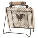 Clayre & Eef Kockbuchständer 23x21x31 cm Braun Metall