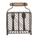 Clayre & Eef Besteckhalter 19x11x24 cm Braun Metall