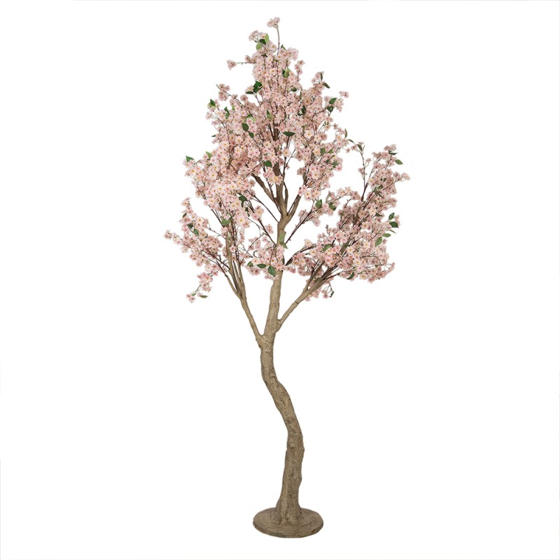 Clayre & Eef Fleur de cerisier artificielle 250 cm Rose Plastique
