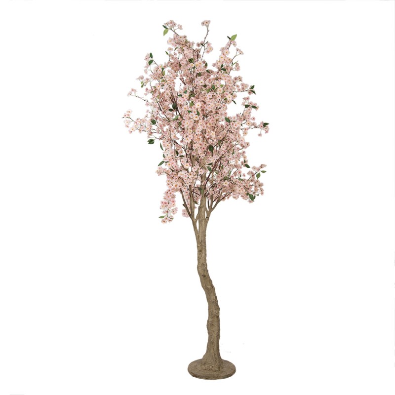 Clayre & Eef Fleur de cerisier artificielle 250 cm Rose Plastique