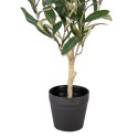 Clayre & Eef Künstlicher Olivenbaum 50 cm Grün Kunststoff