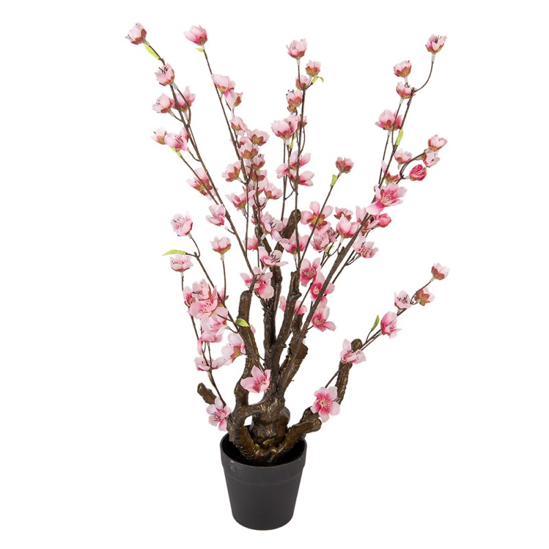 Clayre & Eef Fleur de cerisier artificielle 70 cm Rose Plastique