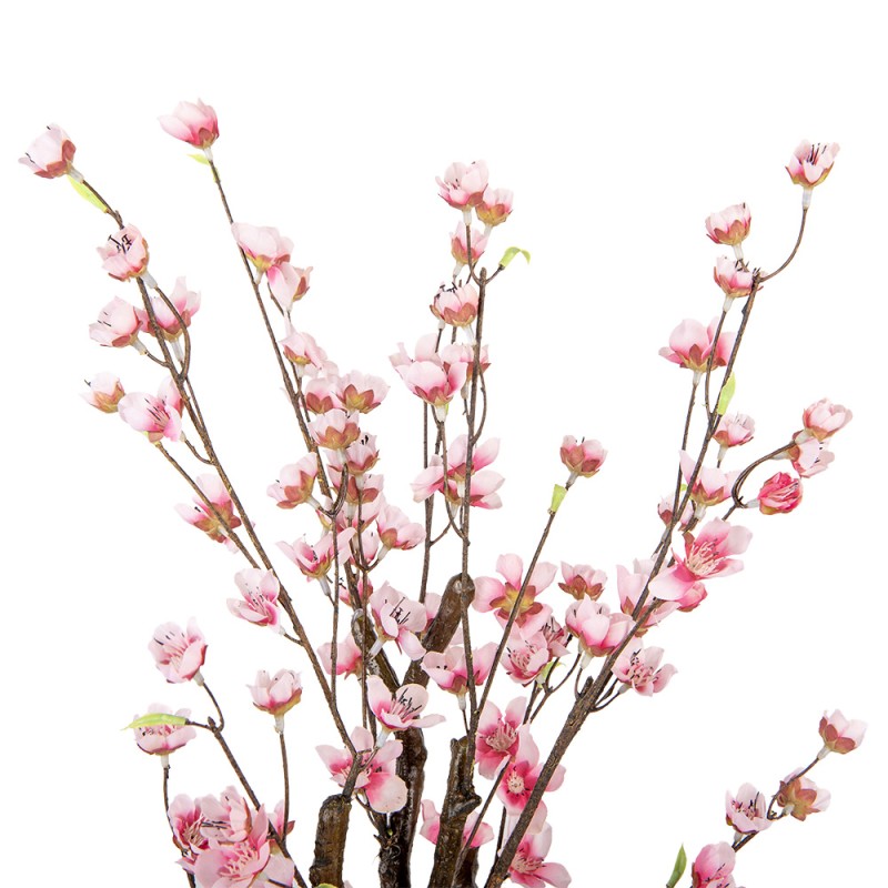 Clayre & Eef Fleur de cerisier artificielle 70 cm Rose Plastique